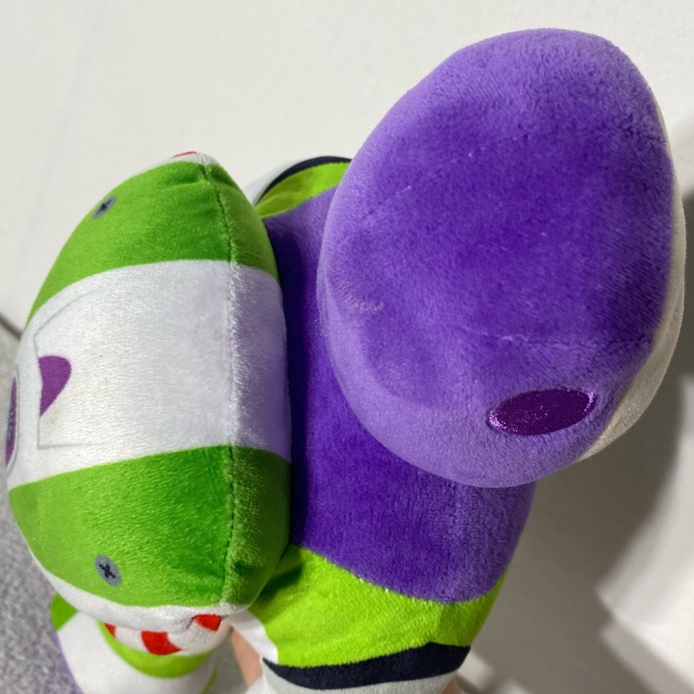 Disney Pixar Toy Story White Purple Green Buzz Lightyear Plush Toy - Picture 6 of 11